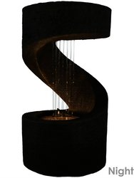 Winding Showers Tabletop Water Fountain Feature with LED Light