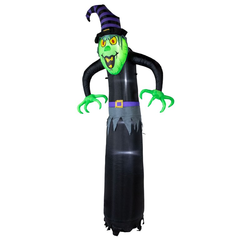 Winifred The Wicked Witch Inflatable With LED Lights - Black