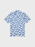 RM Short Sleeves Camp Collar Shirt - Ecru-Klein Leaf