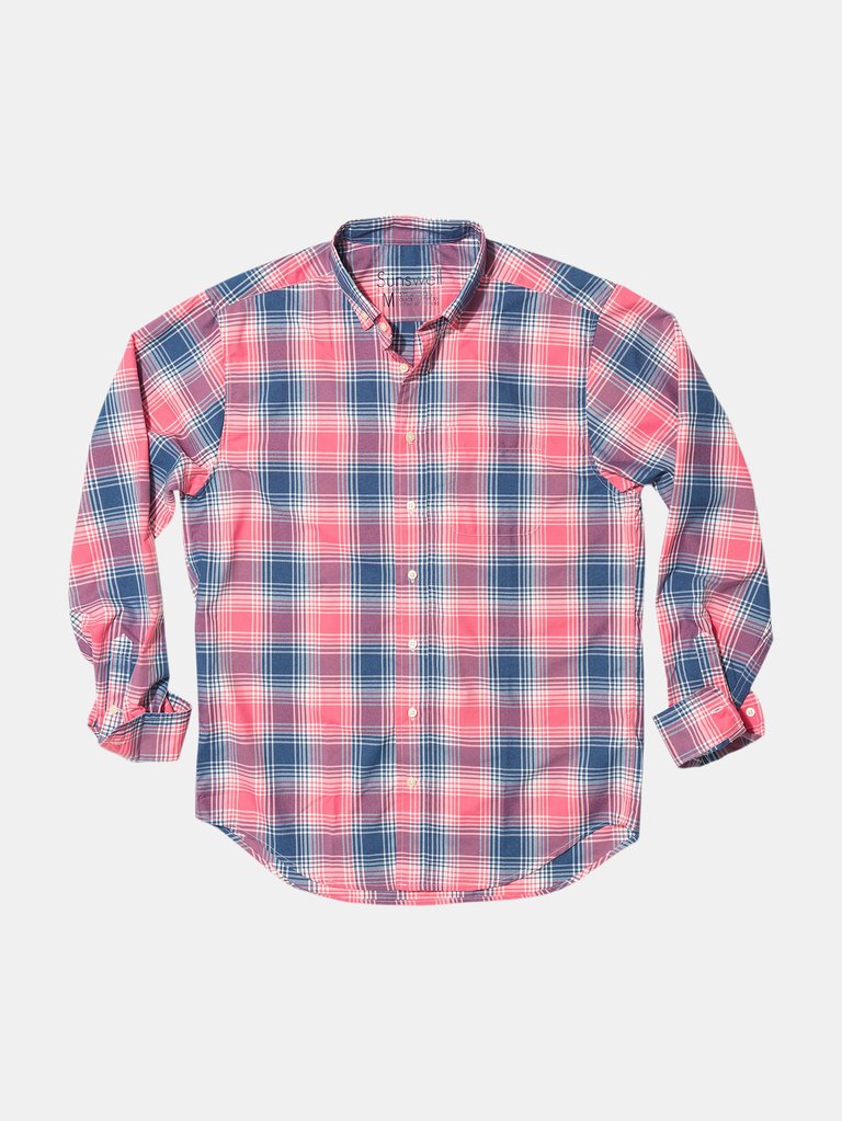 Hicks Island Plaid - MTK Red - Montauk Red