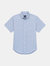 Oyster Chambray Button Down - Heather Blue Short Sleeve - Heather Blue