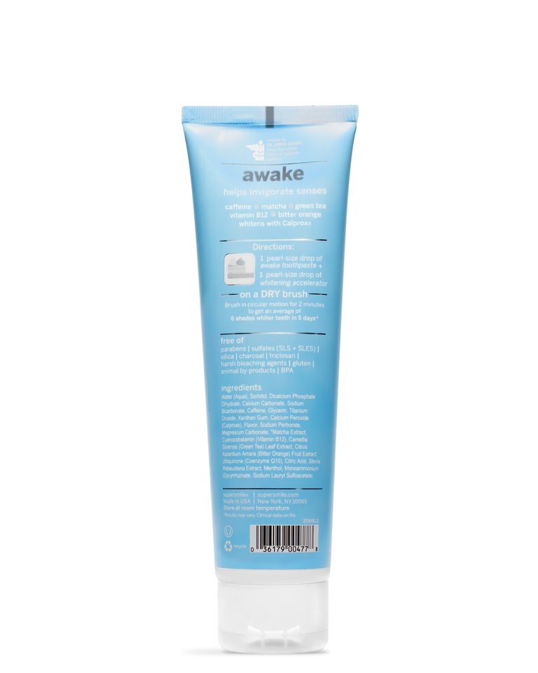 Awake Whitening Toothpaste | Caffeine