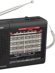 Portable AM/FM Radio - Black