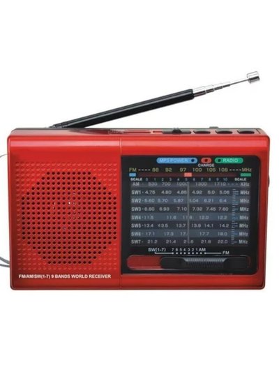 Supersonic Portable AM/FM Radio - Red product