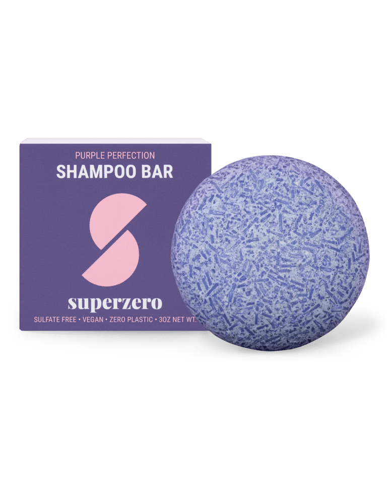 Purple Shampoo Bar for Blonde, Highlighted, and White Hair