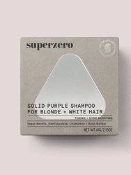 Purple Shampoo Bar for Blonde, Highlighted, White Hair