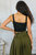 Back To Square One Square Neckline Crop Top