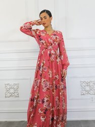 Malaysia Floral Maxi Dress