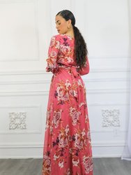 Malaysia Floral Maxi Dress