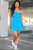 Tammie Ruffle Cami Mini Dress - Blue