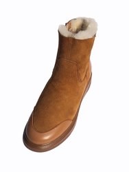 Back In Stock Shearling Sneaker Boot - Russet