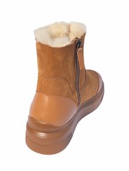 Back In Stock Shearling Sneaker Boot - Russet
