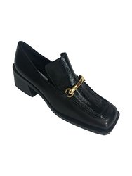 Bitone Wide Toe Loafer