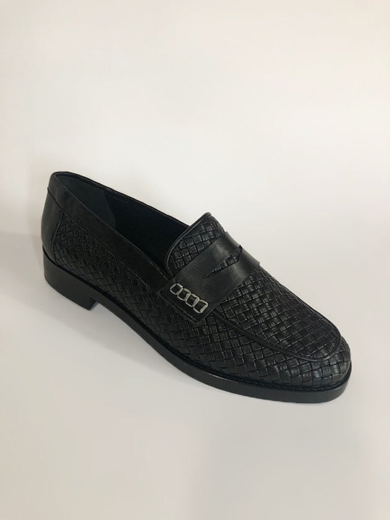 Woven Keene Loafer - Black