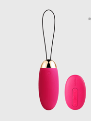 Elva Remote-Controlled Wearable Bullet Vibrator - Plum Red