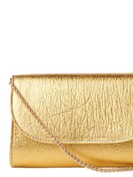 Didi Clutch Mini - Gold Pinatex - Metallic Gold