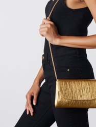 Didi Clutch Mini - Gold Pinatex