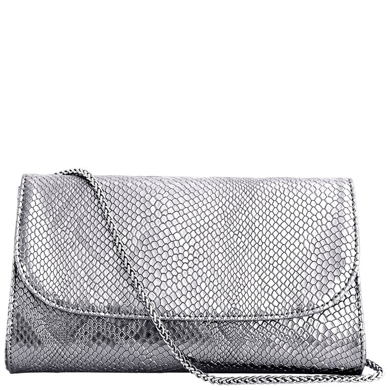 Didi Clutch - Silver - Silver