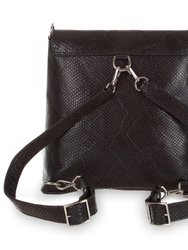 Gemma Backpack Purse - Black