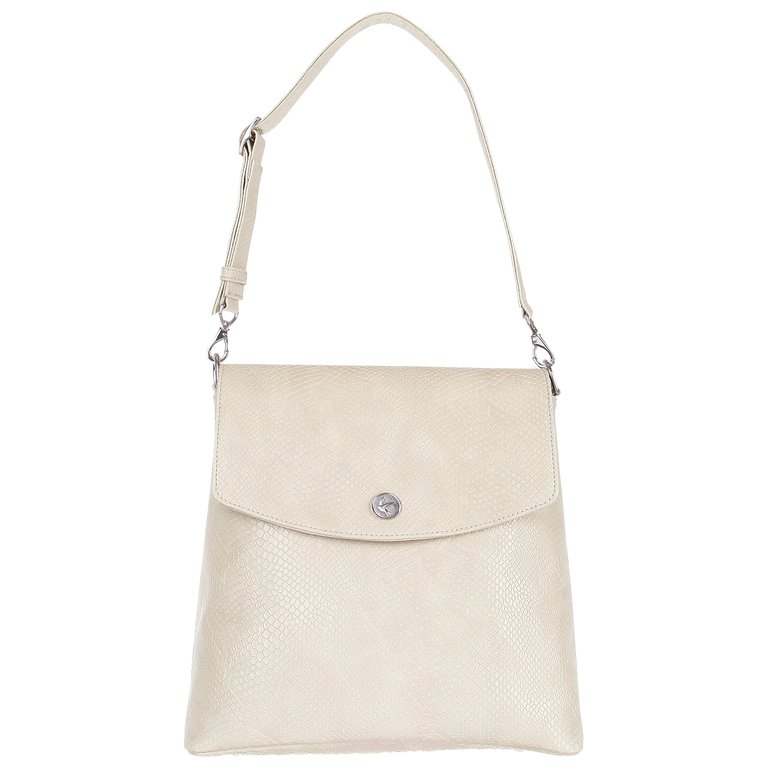 Gemma Backpack Purse - Cream - Cream