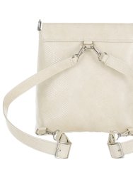 Gemma Backpack Purse - Cream