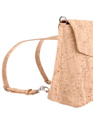 Gemma Backpack Purse - Natural Cork