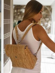 Gemma Backpack Purse - Natural Cork