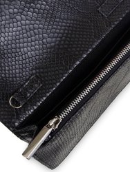 Sara Chain Wallet Purse - Black