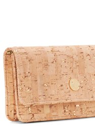 Sara Wallet Purse - Gold Cork 