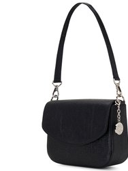 Tashi Bag - Black Metallic Pinatex