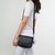 Tashi Bag - Black Metallic Pinatex - Metallic Black