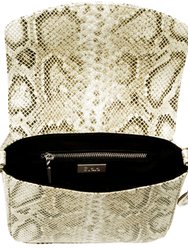 Tashi Crossbody - Cream Python