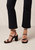 Alexa Silky Black Sandals - Black