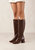 Chalk Alli Brown Vegan Leather Boots