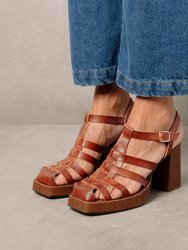 Rollers Caramel Sandals