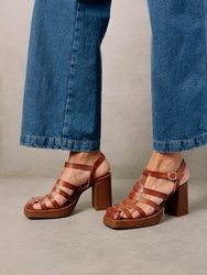 Rollers Caramel Sandals