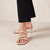 Sonny Lucid Tahini Beige Vegan Leather Sandals