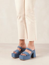 Viviana Denim Blue Denim Sandals