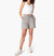 Essentials Shorts In Light Grey Zebra Print - Light Grey Zebra Print