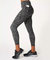 Power 7/8 Workout Leggings In Black Tonal Leopard Print