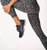 Power 7/8 Workout Leggings In Black Tonal Leopard Print