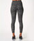 Power 7/8 Workout Leggings In Black Tonal Leopard Print