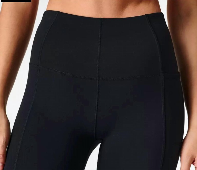 Super Soft 7/8 Yoga Leggings In Black