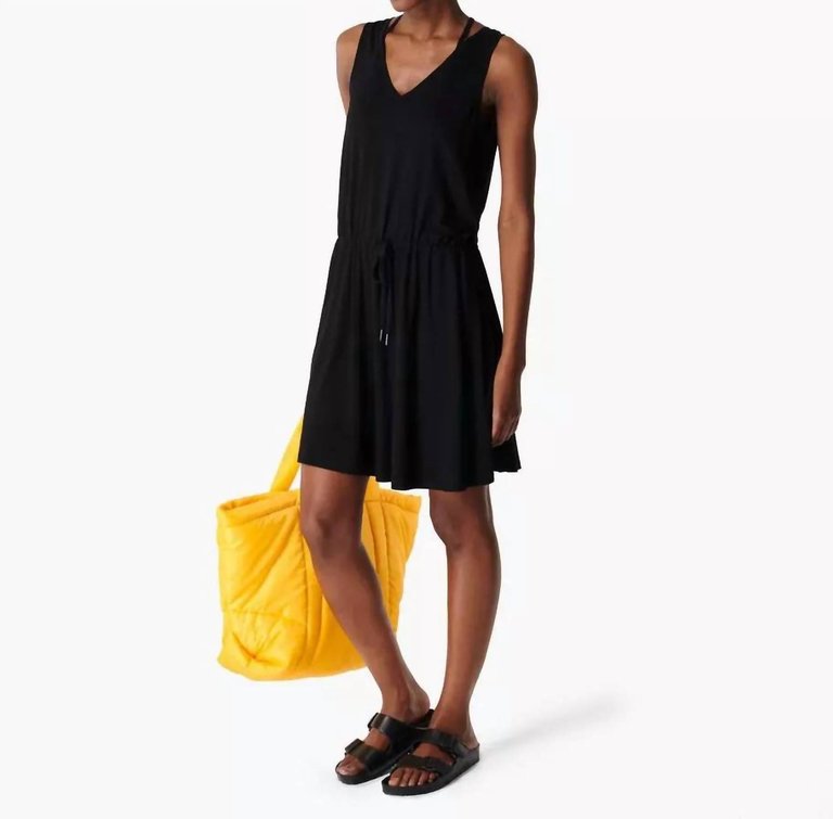 Take It Easy Dress In Black - Black