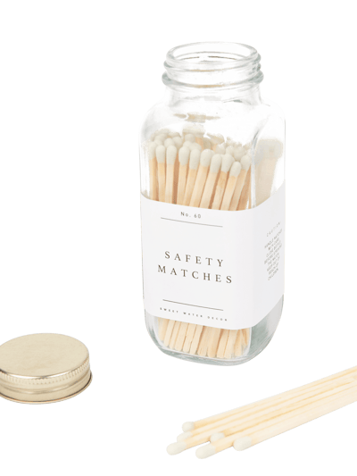 Sweet Water Decor 3.75" White Safety Matches - 60 Count product