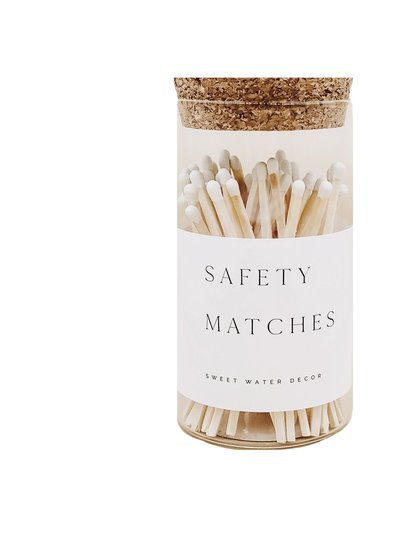 Sweet Water Decor 4" Medium Hearth White Matches - 100 Count product