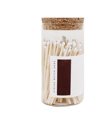 4" Medium Hearth White Matches - 100 Count