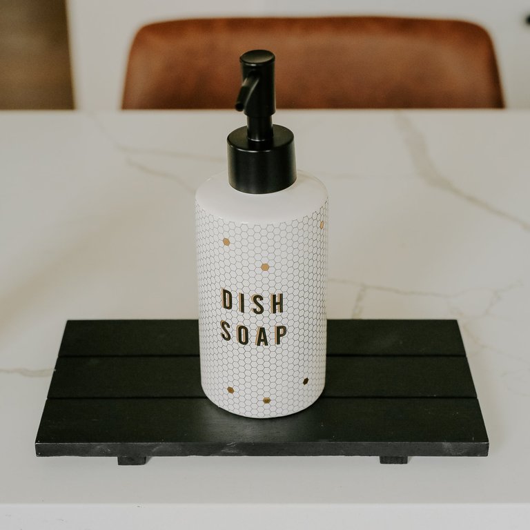 8.5oz Tile Dish Soap Dispenser