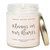 Always In Our Hearts Soy Candle - Clear Jar - 9 oz - Wildflowers And Salt