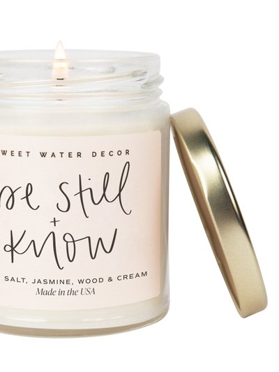 Sweet Water Decor Be Still And Know Soy Candle product